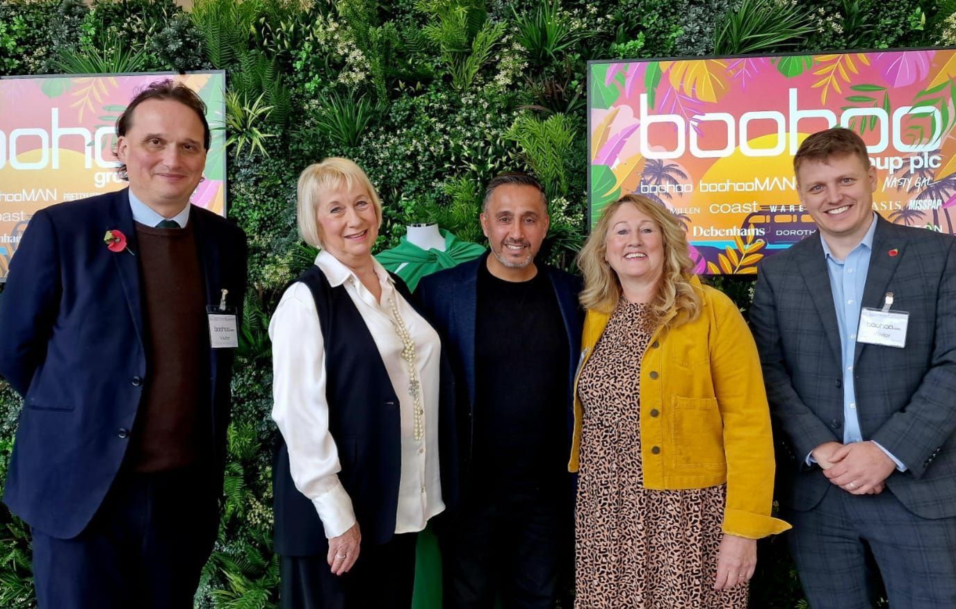 ATMF chair, Sajjad Khan, attending a panel discussion about diversity of manufacturing in Leicestershire at Boohoo Group PLC.